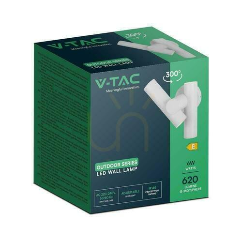 Verifica Aplică LED V-TAC VT-1186 albă 6 W 3000 K IP44