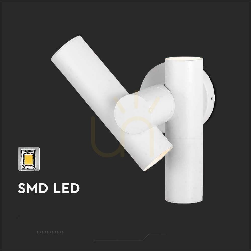 Afişa Lampă de perete V-TAC 6W LED IP44 Alb VT-1186 3000K 620lm. Lampă de perete V-TAC 6W LED IP44 Alb VT-1186 3000K 620lm.