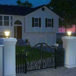 V-TAC 15W LED Solar Garden Pole IP65 CCT Motion Sensor Black 26cm VT-426 6000K + 4000K 2200lm 3 ani garanție small 4
