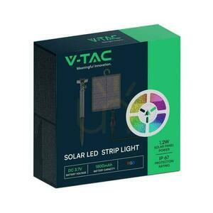 Bandă LED solară V-TAC VT-2835 60 RGB, 5 m, cu telecomandă, IP67 small 4