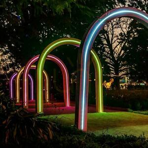Bandă LED solară V-TAC VT-2835 60 RGB, 5 m, cu telecomandă, IP67 small 8