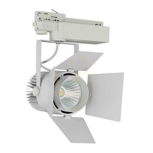 Verifica Spot pe șină V-TAC VT-433-W 33 W LED Samsung COB trifazat alb 3000 K 2640 lm CRI 90+