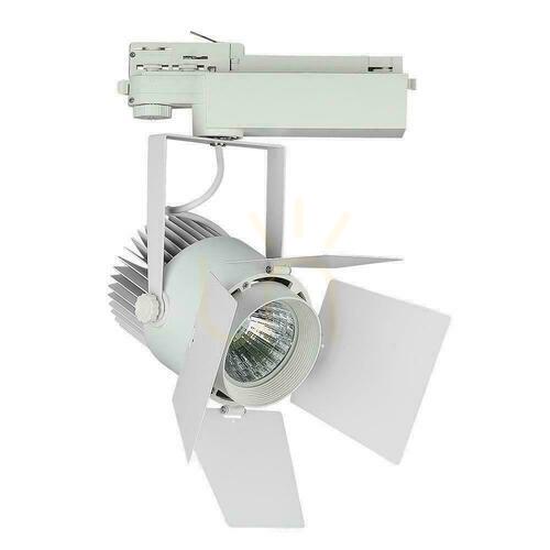 Verifica Spot pe șină V-TAC VT-433-W 33 W LED Samsung COB trifazat alb 3000 K 2640 lm CRI 90+