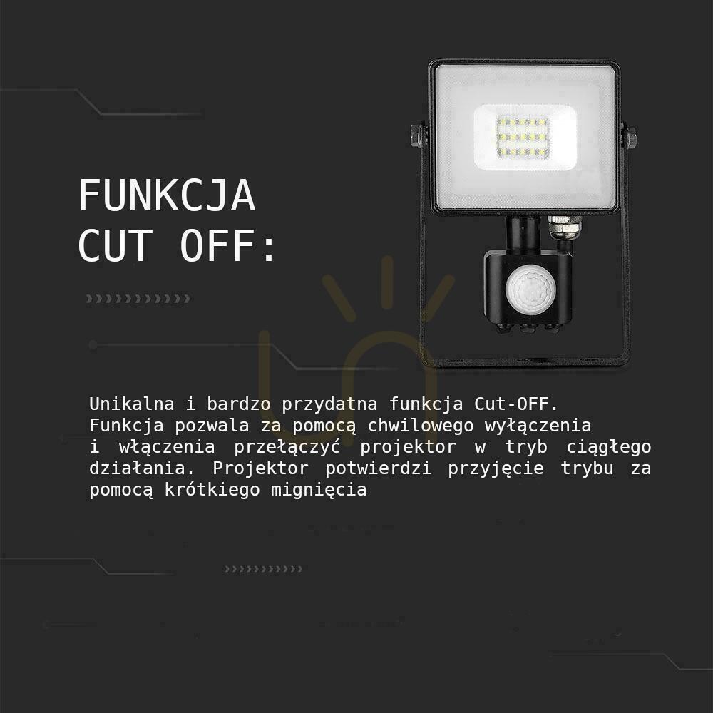 previzualizare V-TAC LED Proiector 10W SAMSUNG CHIP Senzor de mișcare Funcție de oprire alb VT-10-S-W 4000K 800lm Garanție de 5 ani V-TAC LED Proiector 10W SAMSUNG CHIP Senzor de mișcare Funcție de oprire alb VT-10-S-W 4000K 800lm Garanție de 5 ani