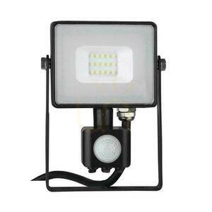 V-TAC Proiector LED 10W SAMSUNG CHIP Senzor de mișcare Funcție de tăiere-oprire Negru VT-10-S-B 4000K 800lm 5 ani garanție small 0