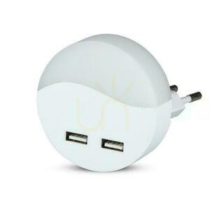 Lumina de noapte LED cu USB V-TAC SAMSUNG CHIP Round VT-84-RD 3000K 10lm. small 0