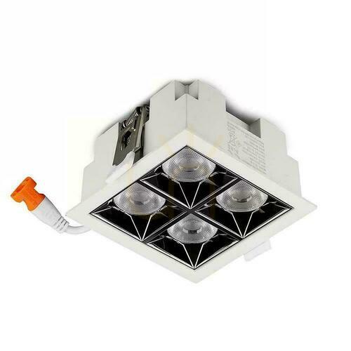 Verifica Downlight LED V-TAC VT-2-16 16 W 5700 K 1280 lm, cip Samsung, CRI 90, alb