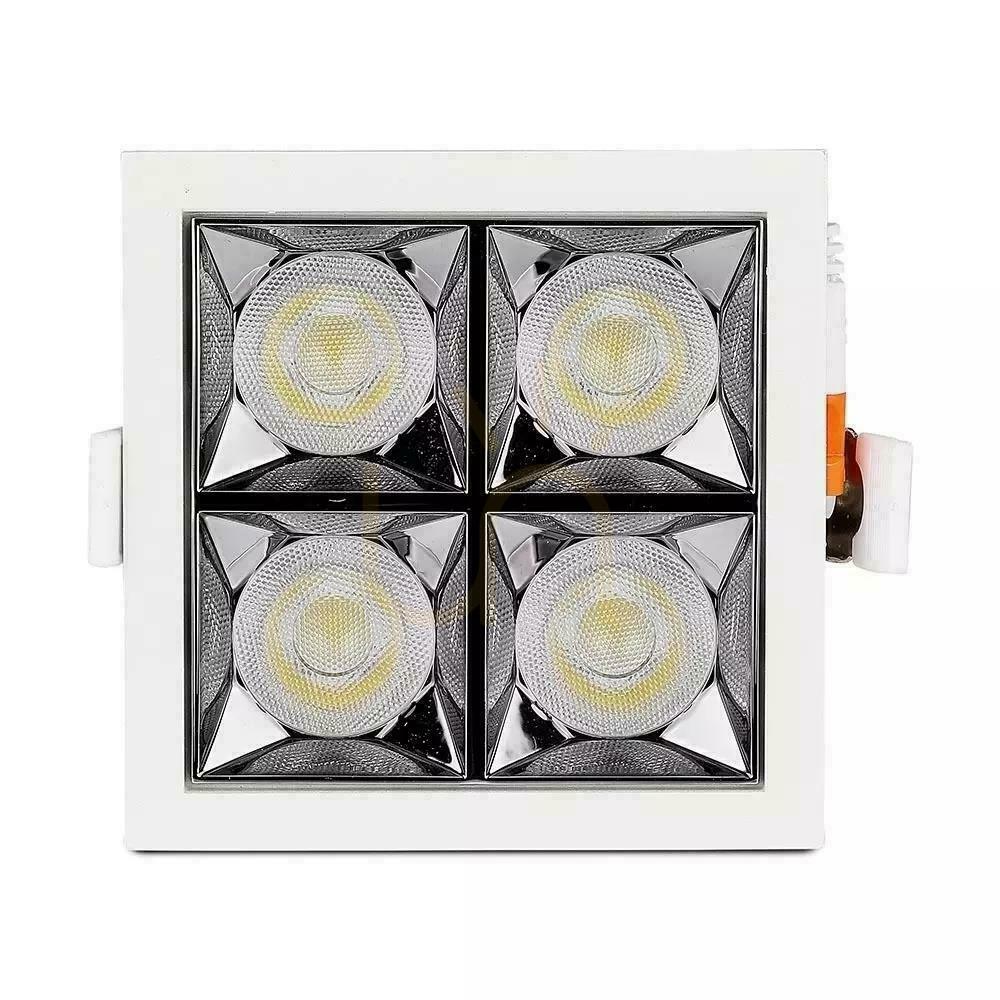 Vedere V-TAC Downlight SAMSUNG CHIP 16W UGR19 CRI90+ 12st VT-2-16 4000K 1280lm 5 ani garanție corp de iluminat V-TAC Downlight SAMSUNG CHIP 16W UGR19 CRI90+ 12st VT-2-16 4000K 1280lm 5 ani garanție corp de iluminat