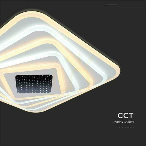 Verifica V-TAC 150W LED CCT Pilot VT-7958 3000K-6500K 15500lm plafon corp de iluminat.