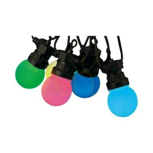 Verifica V-TAC Garden Girland (șir) LED 13mb 15x0.5W IP44 VT-713S RGB 30lm