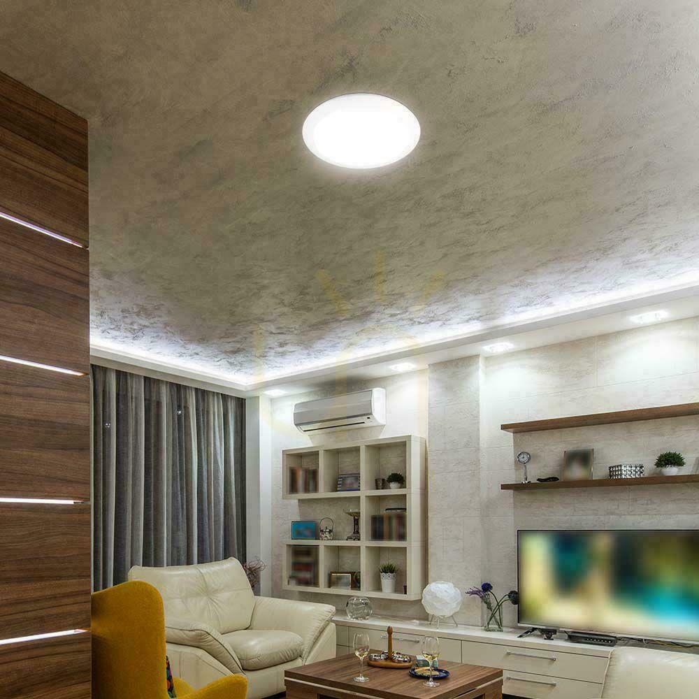 Afişa Plafond V-TAC 20W LED rotund IP44 senzor de mișcare cuptor cu microunde IK10 30cm alb VT-8222 3000K-4000K-6000K 1800lm 5 ani garanție Plafond V-TAC 20W LED rotund IP44 senzor de mișcare cuptor cu microunde IK10 30cm alb VT-8222 3000K-4000K-6000K 1800lm 5 ani garanție
