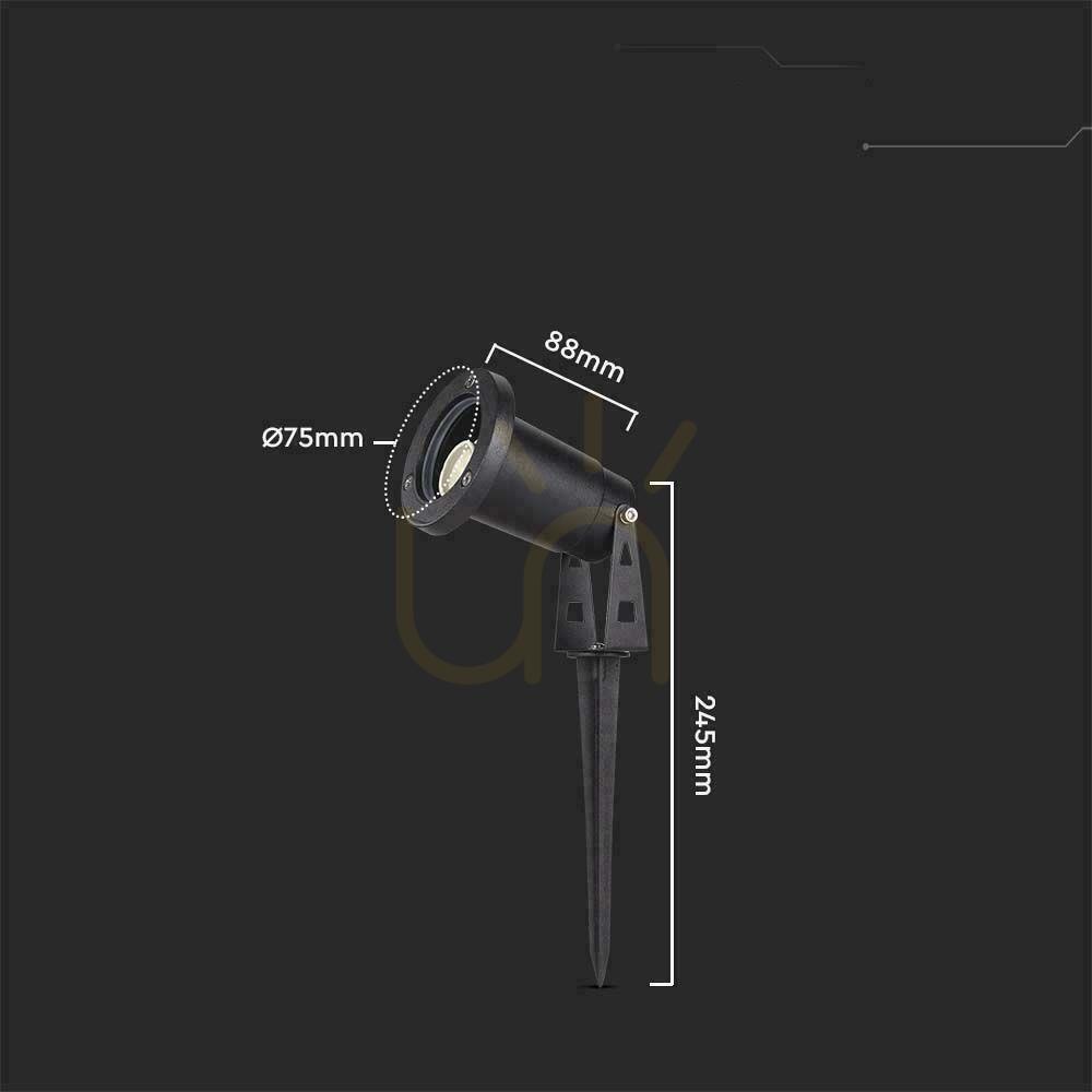 Verifica Garden Ground Luminaire Driven aluminiu GU10 negru IP65 V-TAC VT-1119 3 ani garanție Garden Ground Luminaire Driven aluminiu GU10 negru IP65 V-TAC VT-1119 3 ani garanție