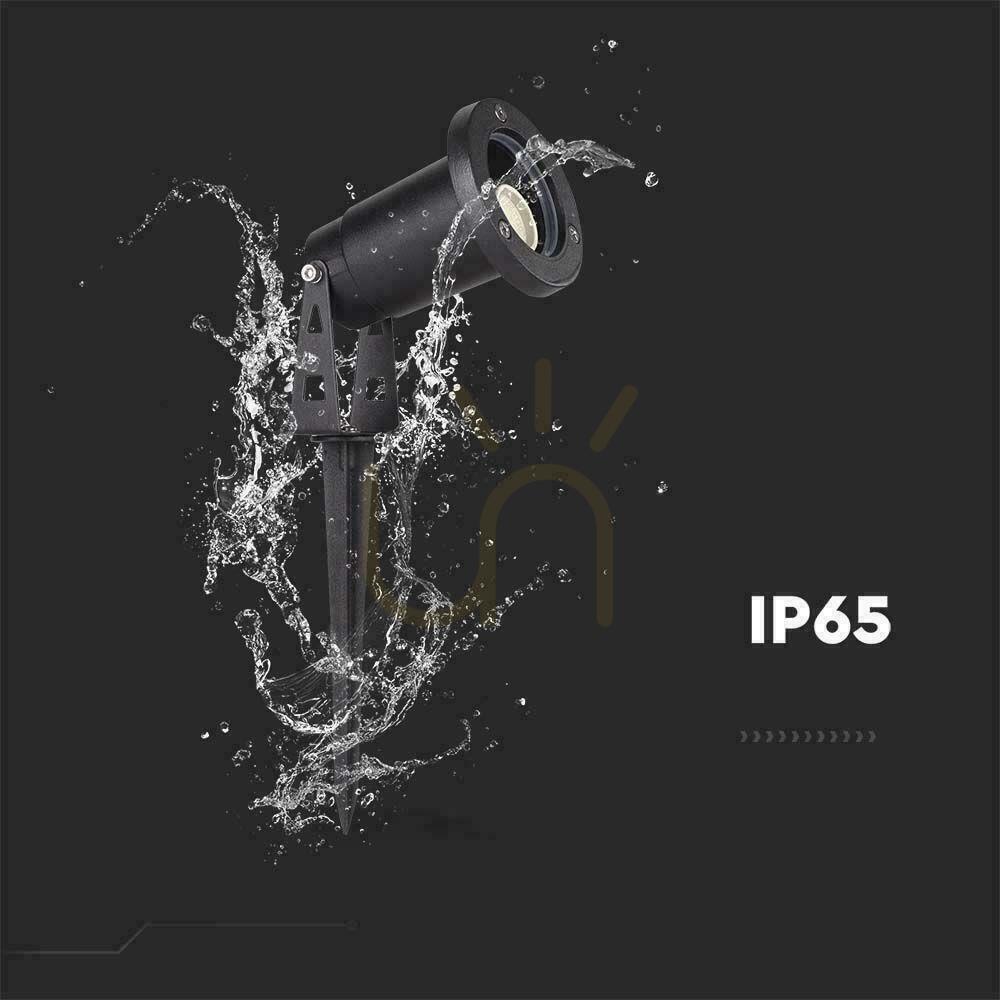 Spectacol Garden Ground Luminaire Driven aluminiu GU10 negru IP65 V-TAC VT-1119 3 ani garanție Garden Ground Luminaire Driven aluminiu GU10 negru IP65 V-TAC VT-1119 3 ani garanție