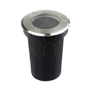 Grădină montat la sol rotund rotund din oțel periat GU10 IP67 V-TAC VT-1127. small 0