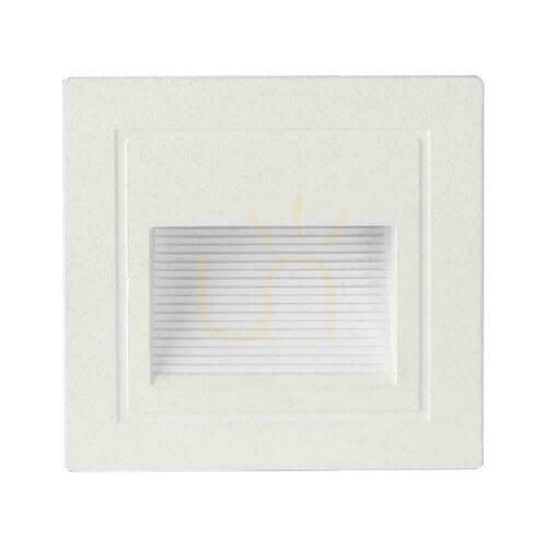 Verifica V-TAC 5W LED pătrat alb 230V VT-1129 3000K 380lm LED corp de iluminat pentru scări.