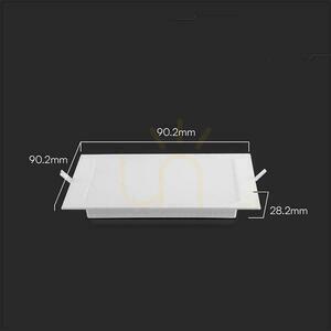 V-TAC LED panou încastrat Premium Downlight 3W Square 90x90 VT-61003 3000K 330lm. 5 V-TAC LED panou încastrat Premium Downlight 3W Square 90x90 VT-61003 3000K 330lm. small 5
