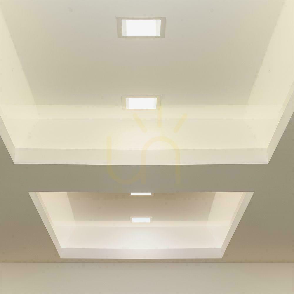 previzualizare V-TAC LED panou încastrat Premium Downlight 3W Square 90x90 VT-61003 3000K 330lm. V-TAC LED panou încastrat Premium Downlight 3W Square 90x90 VT-61003 3000K 330lm.