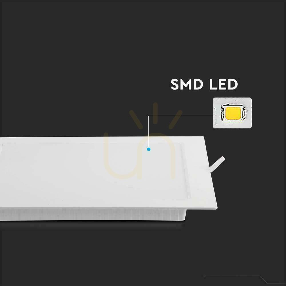 Afişa V-TAC LED panou încastrat Premium Downlight 3W Square 90x90 VT-61003 4000K 330lm. V-TAC LED panou încastrat Premium Downlight 3W Square 90x90 VT-61003 4000K 330lm.