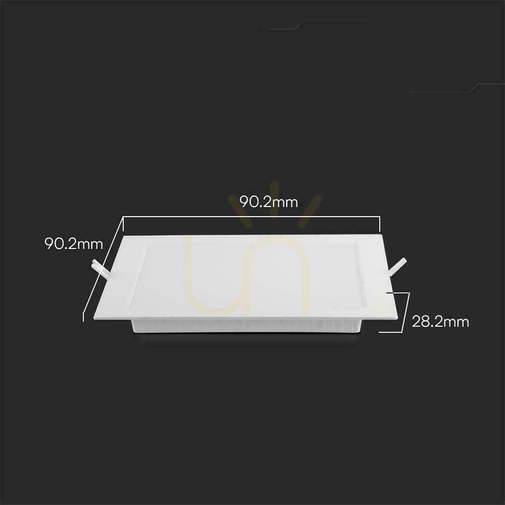 Verifica V-TAC LED panou încastrat Premium Downlight 3W Square 90x90 VT-61003 4000K 330lm. V-TAC LED panou încastrat Premium Downlight 3W Square 90x90 VT-61003 4000K 330lm.