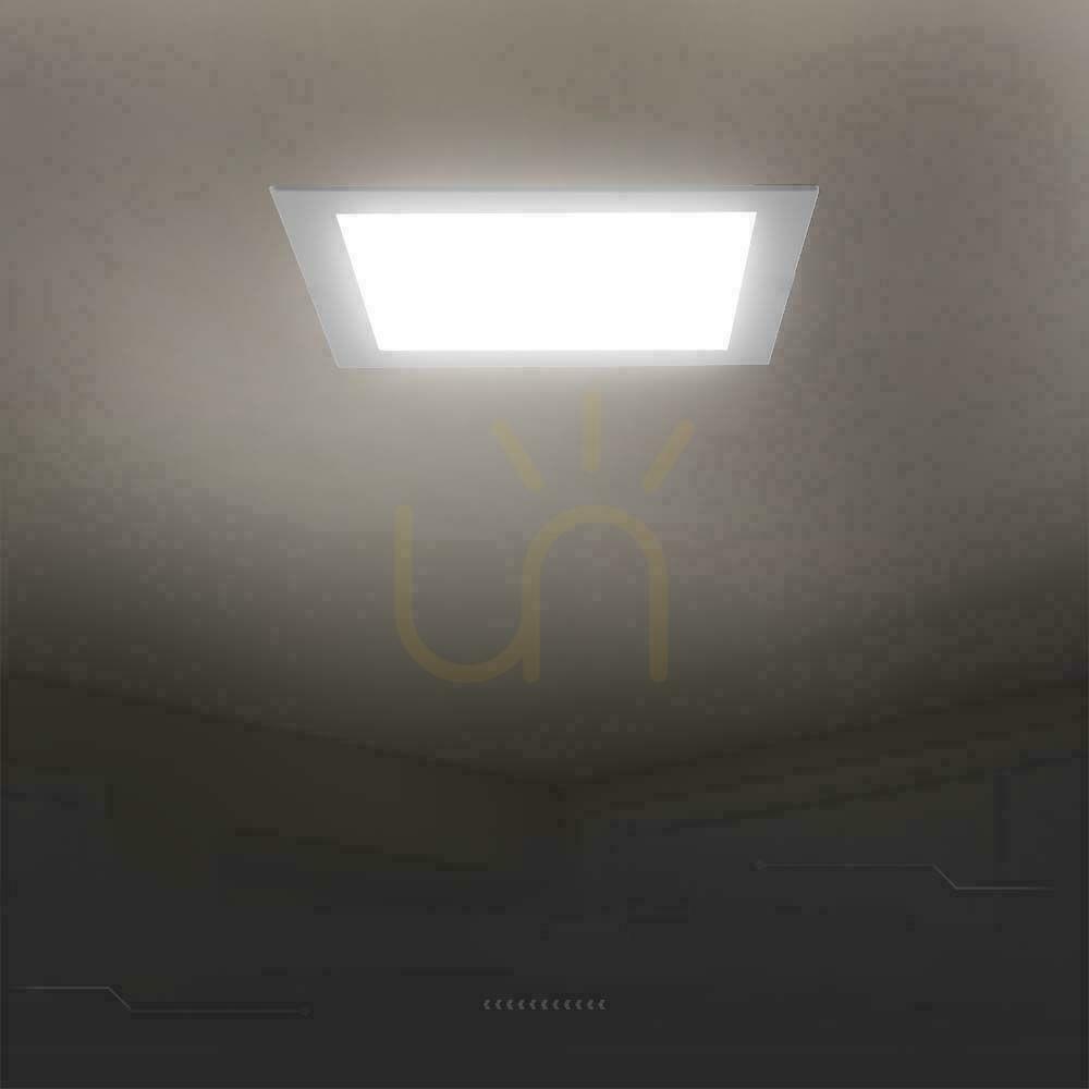 Vedere V-TAC LED panou încastrat Premium Downlight 3W Square 90x90 VT-61003 4000K 330lm. V-TAC LED panou încastrat Premium Downlight 3W Square 90x90 VT-61003 4000K 330lm.