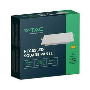 V-TAC LED panou încastrat Premium Downlight 3W Square 90x90 VT-61003 6500K 330lm. small 4