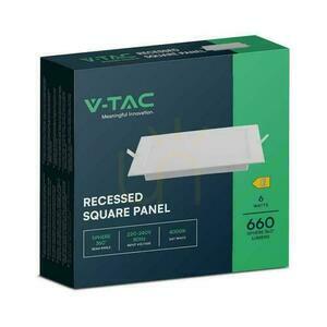 V-TAC Panoul de încastrat cu LED-uri Premium Downlight 6W Square 120x120 VT-61006 3000K 660lm. 4 V-TAC Panoul de încastrat cu LED-uri Premium Downlight 6W Square 120x120 VT-61006 3000K 660lm. small 4