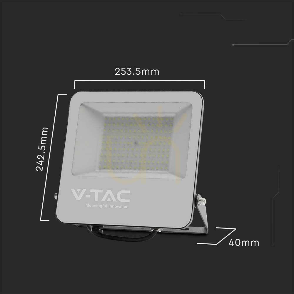 Afişa Proiector LED V-TAC 100W 185Lm/W Negru VT-44105 6500K 18500lm Proiector LED V-TAC 100W 185Lm/W Negru VT-44105 6500K 18500lm