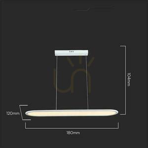 V-TAC 24W LED pandantiv corp de iluminat alb VT-7821 4000K 3000lm 2 V-TAC 24W LED pandantiv corp de iluminat alb VT-7821 4000K 3000lm small 2