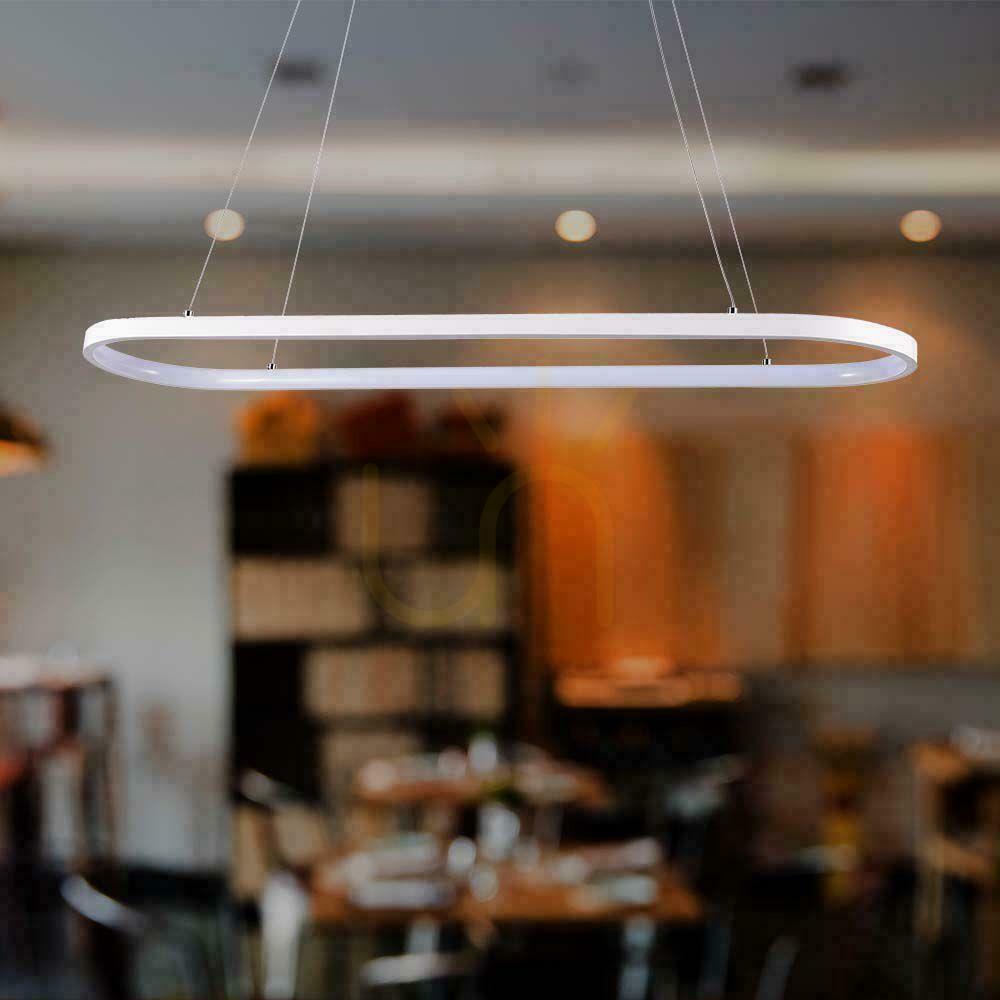 Afişa V-TAC 24W LED corp de iluminat suspendat Alb VT-7825 3000K 2760lm V-TAC 24W LED corp de iluminat suspendat Alb VT-7825 3000K 2760lm