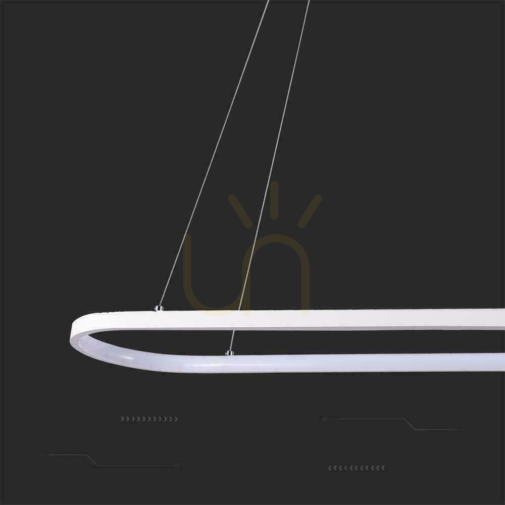 Verifica V-TAC 24W LED corp de iluminat suspendat Alb VT-7825 3000K 2760lm V-TAC 24W LED corp de iluminat suspendat Alb VT-7825 3000K 2760lm