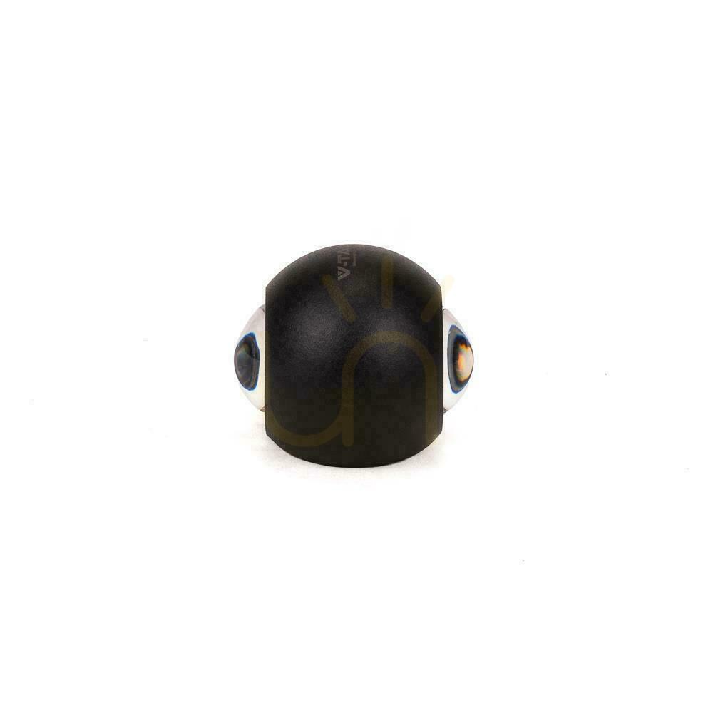 previzualizare Montat pe perete, de sus în jos, V-TAC 2W LED IP54 Negru VT-2502 3000K 200lm Montat pe perete, de sus în jos, V-TAC 2W LED IP54 Negru VT-2502 3000K 200lm