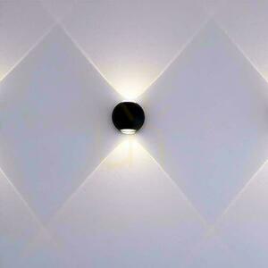 Montat pe perete, de sus în jos, V-TAC 2W LED IP54 Negru VT-2502 4000K 200lm small 6