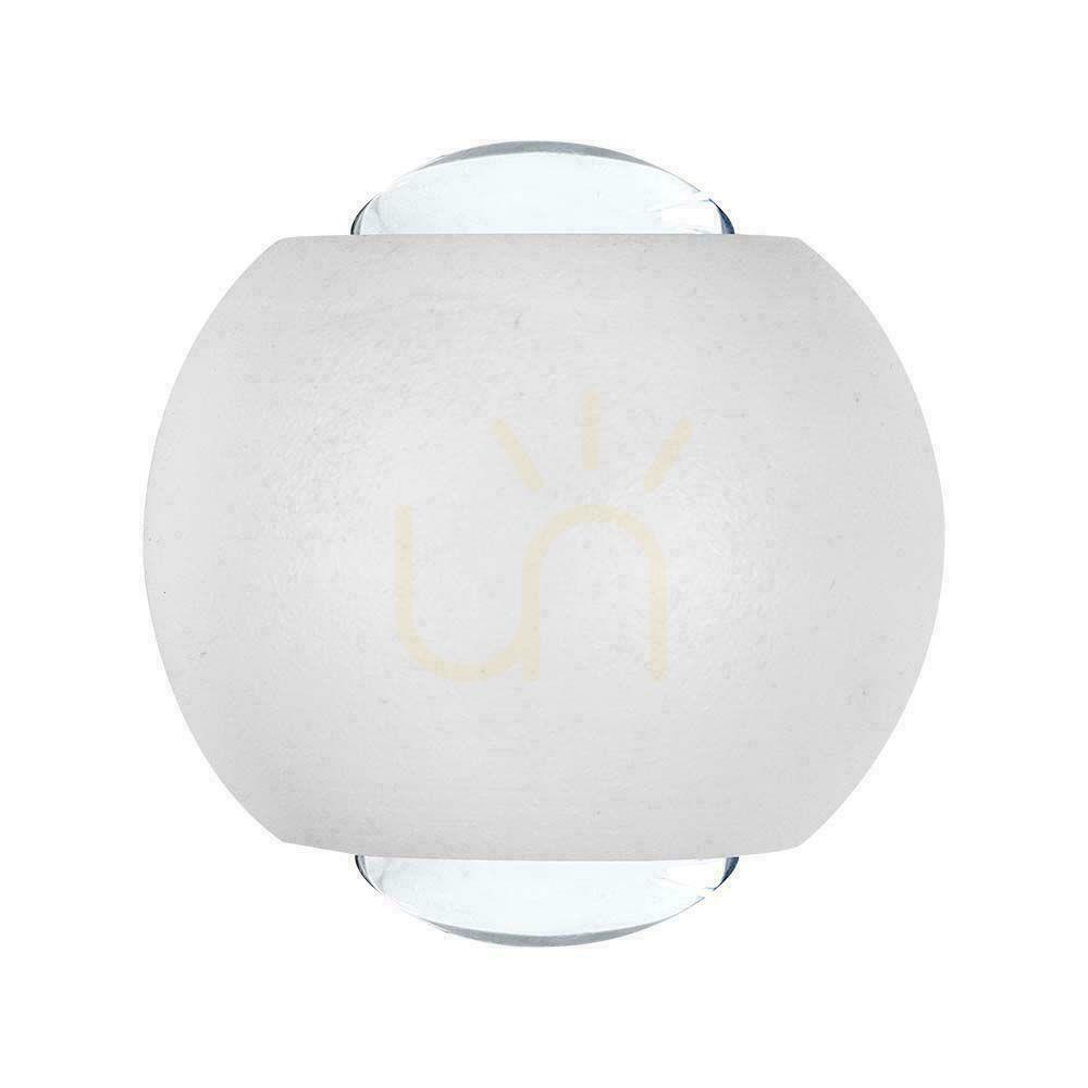 Verifica Corp de iluminat cu LED V-TAC 2W IP54 Alb VT-2502 4000K 200lm montat pe perete, de sus în jos Corp de iluminat cu LED V-TAC 2W IP54 Alb VT-2502 4000K 200lm montat pe perete, de sus în jos