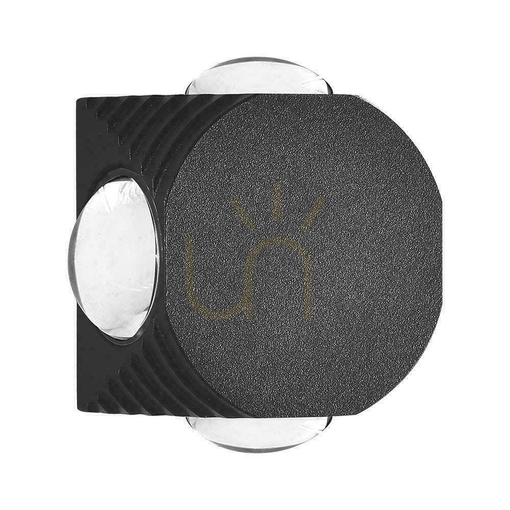 Verifica Montat pe perete V-TAC 4W LED IP54 Negru VT-2544 3000K 390lm Montat pe perete V-TAC 4W LED IP54 Negru VT-2544 3000K 390lm