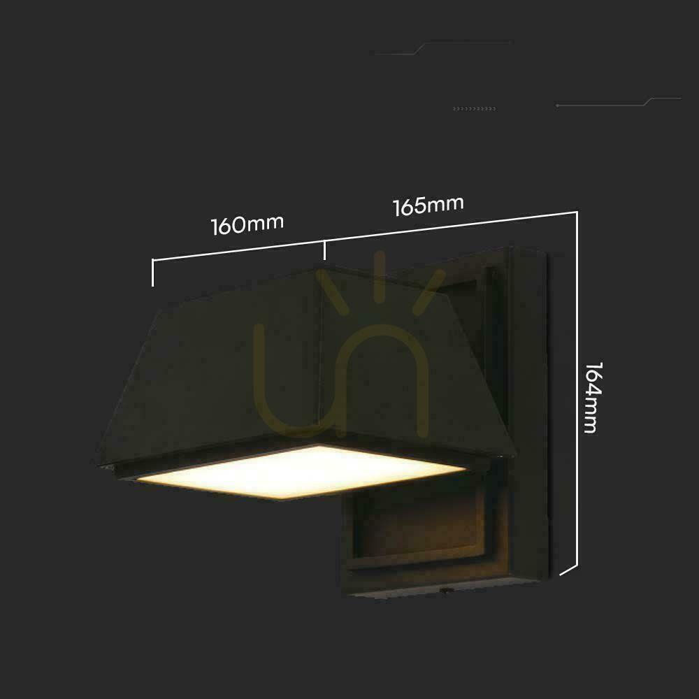 previzualizare Lampă de perete V-TAC 14W LED Negru Top Down IP65 VT-1192 4000K 1950lm. Lampă de perete V-TAC 14W LED Negru Top Down IP65 VT-1192 4000K 1950lm.