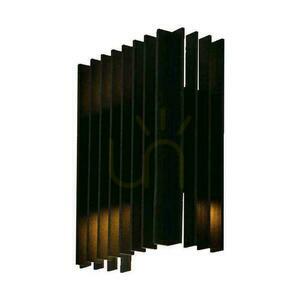 Lampă de perete V-TAC 2x6W LED Negru Top Down IP65 VT-1189 3000K 1250lm. small 0