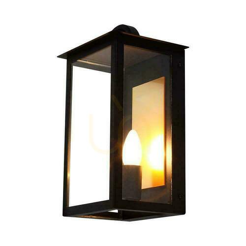 Verifica Lampă de perete V-TAC E14 Black Classic IP65 VT-1190