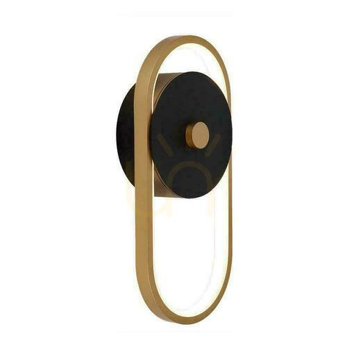 Verifica Lampă de perete V-TAC 15W LED Black+Old Gold IP54 VT-1191 3000K 1650lm.