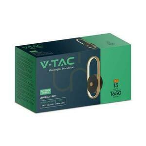 Aplică LED de exterior V-TAC VT-1191 15 W negru și alamă antică IP65 4000 K small 2