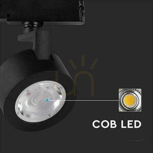 V-TAC 30W LED 35st CCT Negru VT-4633 3000K-4000K-6400K 3000lm Corp de iluminat Bus System 3F. small 4