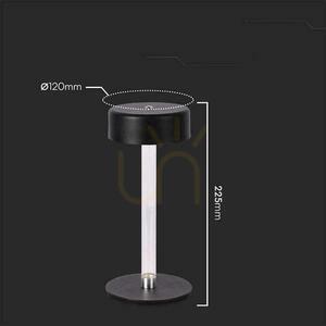 V-TAC 3W LED Lampă de birou pentru noptieră 23cm Încărcare USB CCT Dimmable Negru VT-7567 3000K-6000K 210lm small 2