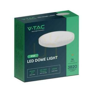 Plafond V-TAC 36W LED rotund 35cm montat la suprafață IP44 alb VT-8630 6500K 3820lm. small 2