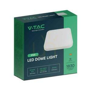 Plafonieră LED pătrată albă V-TAC VT-8618 18 W 3000 K 1830 lm small 3
