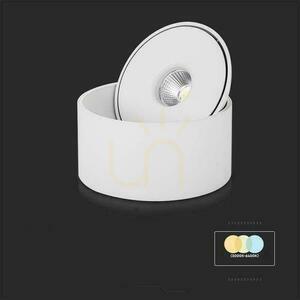 Downlight montat la suprafață V-TAC 20W Tilt CRI90 CCT Alb VT-2825 3000K-4000K-6400K 1408lm. small 8