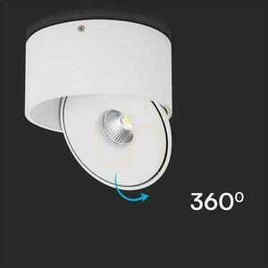 Downlight montat la suprafață V-TAC 20W Tilt CRI90 CCT Alb VT-2825 3000K-4000K-6400K 1408lm. small 9