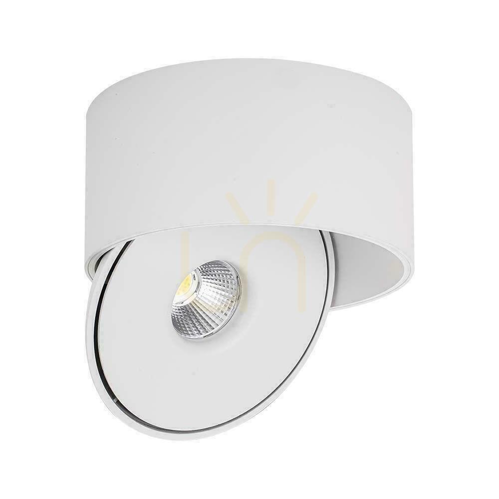 Verifica Downlight montat la suprafață V-TAC 28W Tilt CRI90 CCT Alb VT-2833 3000K-4000K-6400K 2500lm. Downlight montat la suprafață V-TAC 28W Tilt CRI90 CCT Alb VT-2833 3000K-4000K-6400K 2500lm.