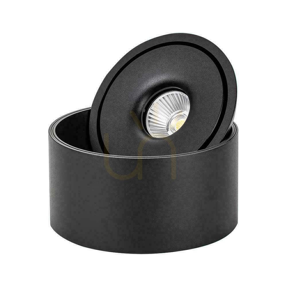 Vedere Downlight de suprafață V-TAC 28W Tilt CRI90 CCT Negru VT-2833 3000K-4000K-6400K 2500lm. Downlight de suprafață V-TAC 28W Tilt CRI90 CCT Negru VT-2833 3000K-4000K-6400K 2500lm.