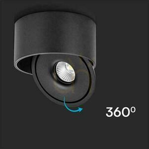 Downlight de suprafață V-TAC 28W Tilt CRI90 CCT Negru VT-2833 3000K-4000K-6400K 2500lm. 10 Downlight de suprafață V-TAC 28W Tilt CRI90 CCT Negru VT-2833 3000K-4000K-6400K 2500lm. small 10