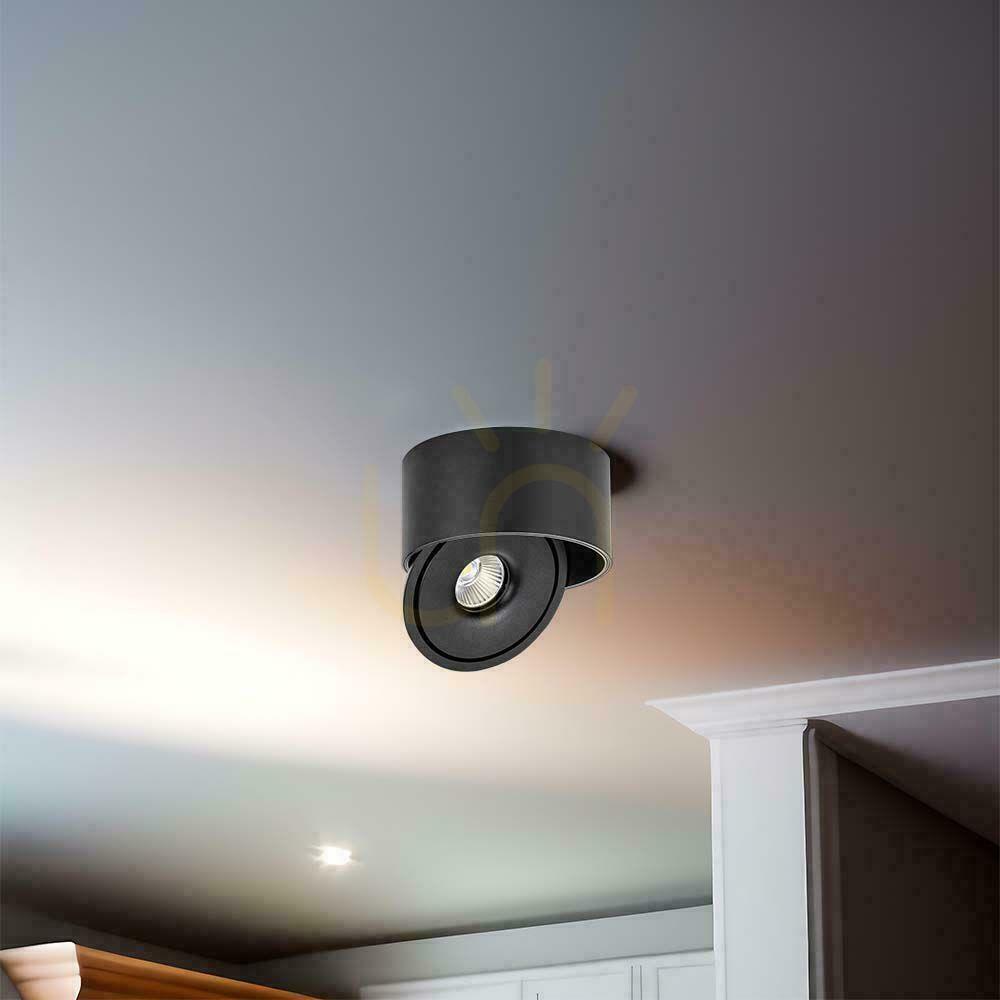 previzualizare Downlight de suprafață V-TAC 28W Tilt CRI90 CCT Negru VT-2833 3000K-4000K-6400K 2500lm. Downlight de suprafață V-TAC 28W Tilt CRI90 CCT Negru VT-2833 3000K-4000K-6400K 2500lm.