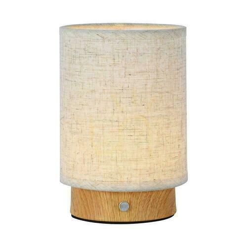 Verifica V-TAC 3W LED birou lumina de noapte încărcare Dimmable lemn VT-7569 3000K 110lm.